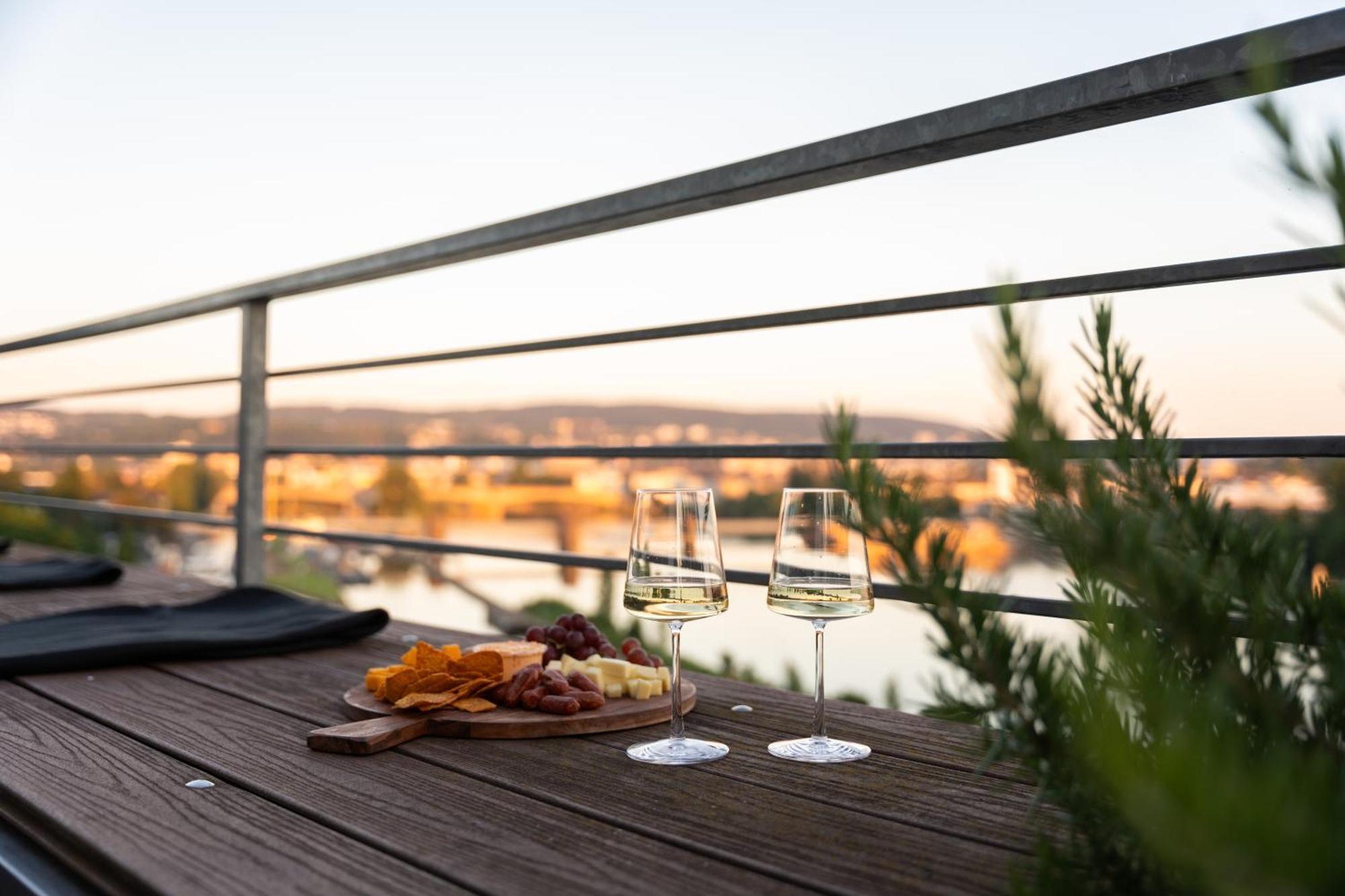 Penthouse Wohnung Mit Schoenem Moselblick In Metternich Koblenz  Ngoại thất bức ảnh
