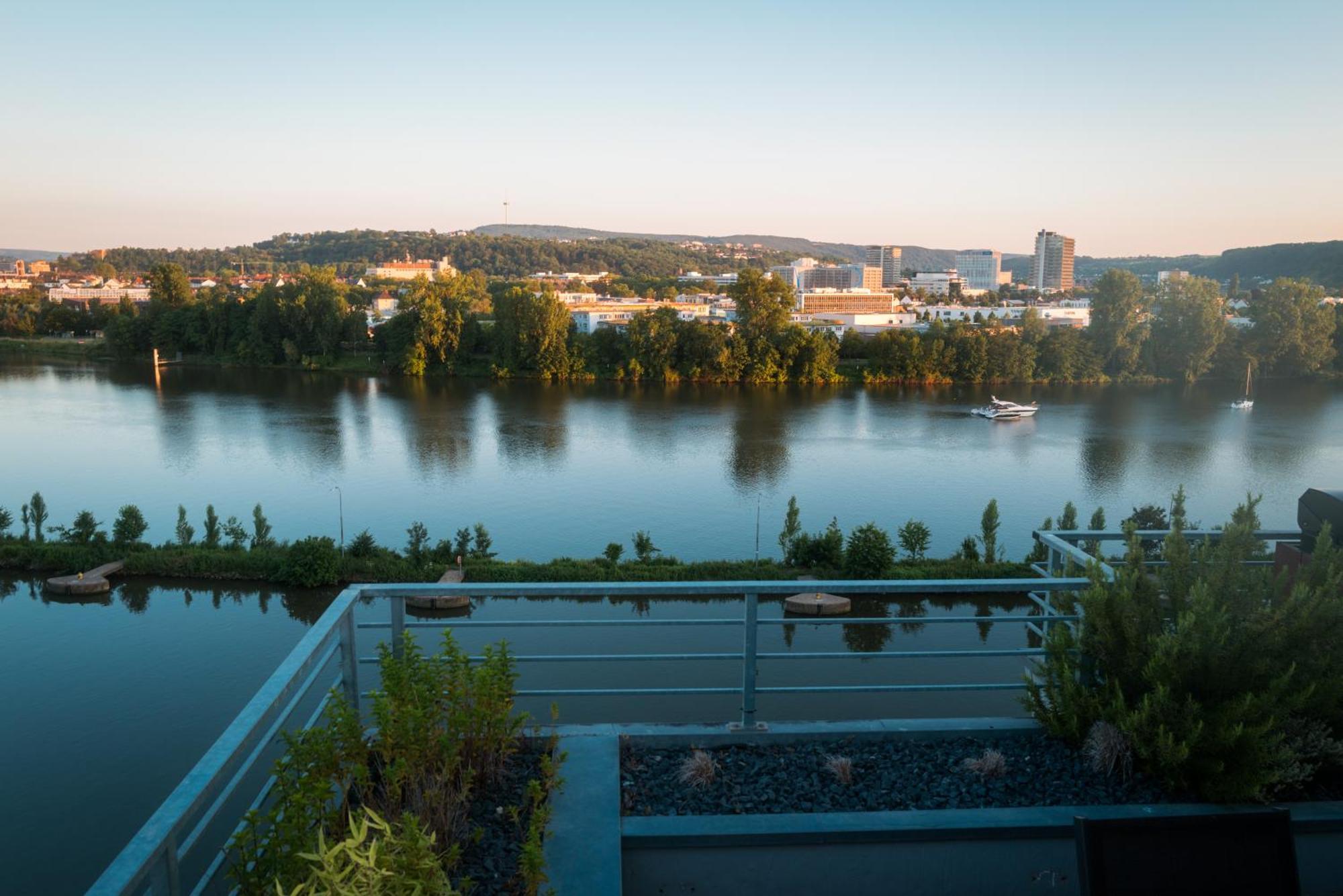 Penthouse Wohnung Mit Schoenem Moselblick In Metternich Koblenz  Ngoại thất bức ảnh