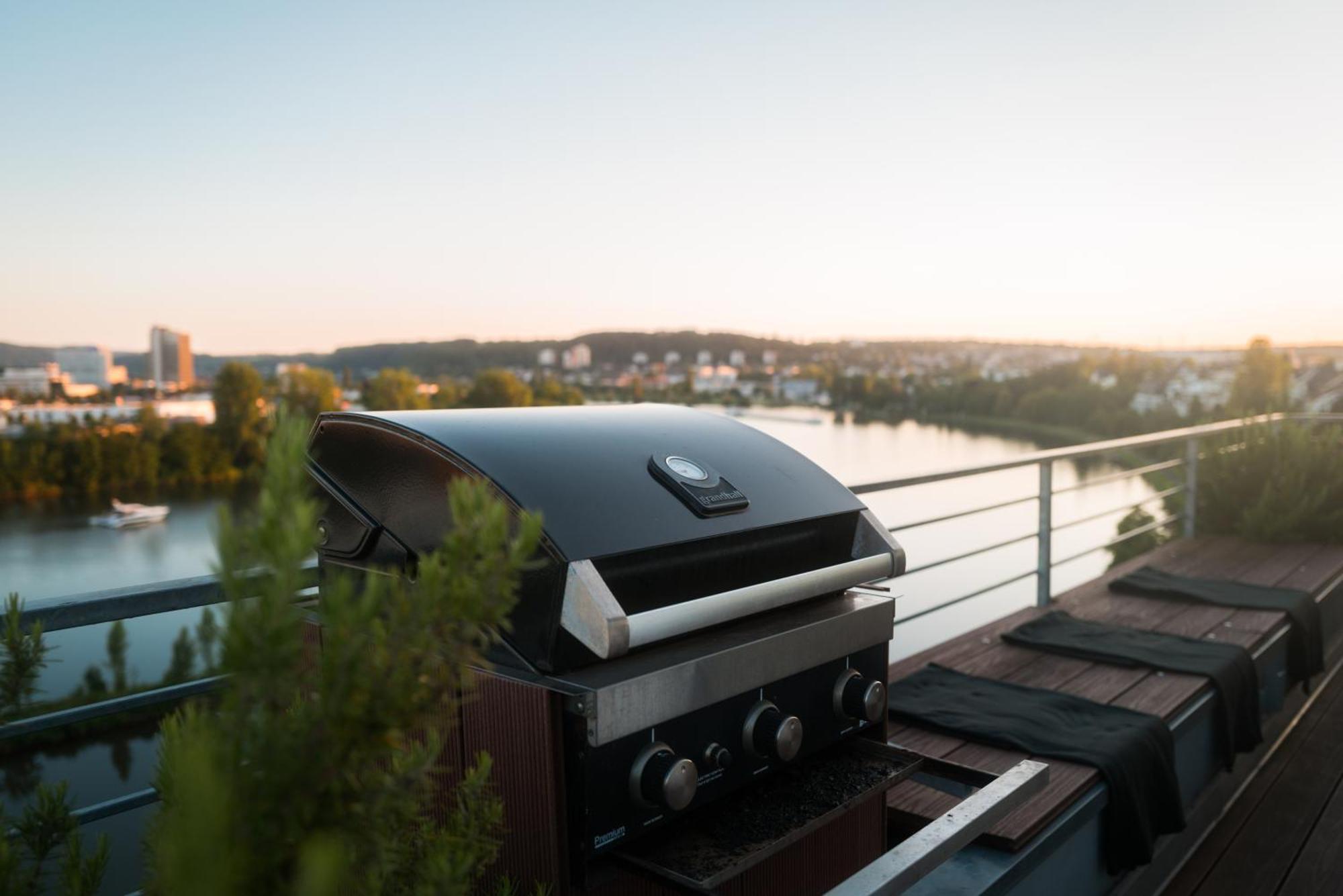 Penthouse Wohnung Mit Schoenem Moselblick In Metternich Koblenz  Ngoại thất bức ảnh