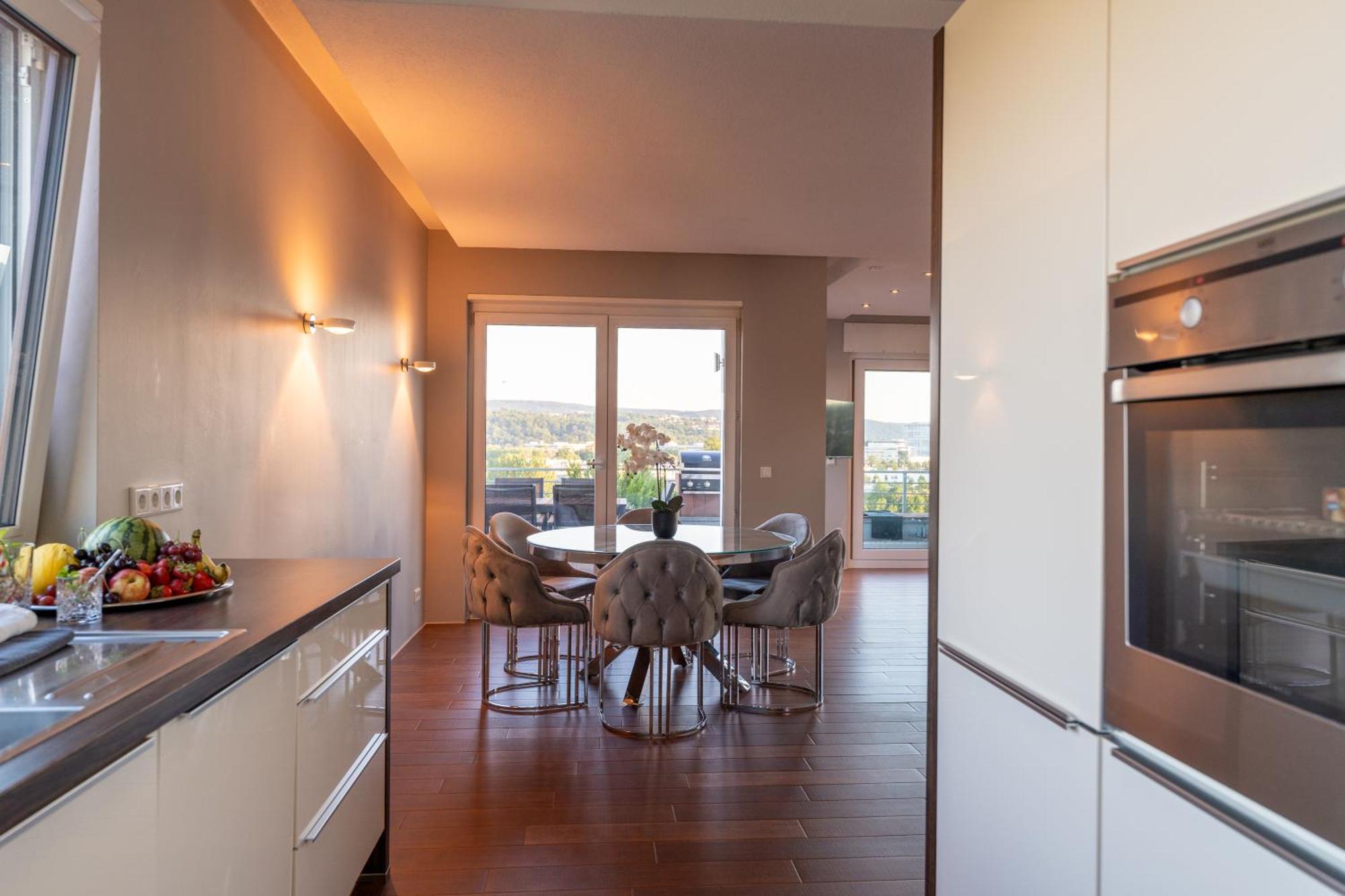 Penthouse Wohnung Mit Schoenem Moselblick In Metternich Koblenz  Ngoại thất bức ảnh